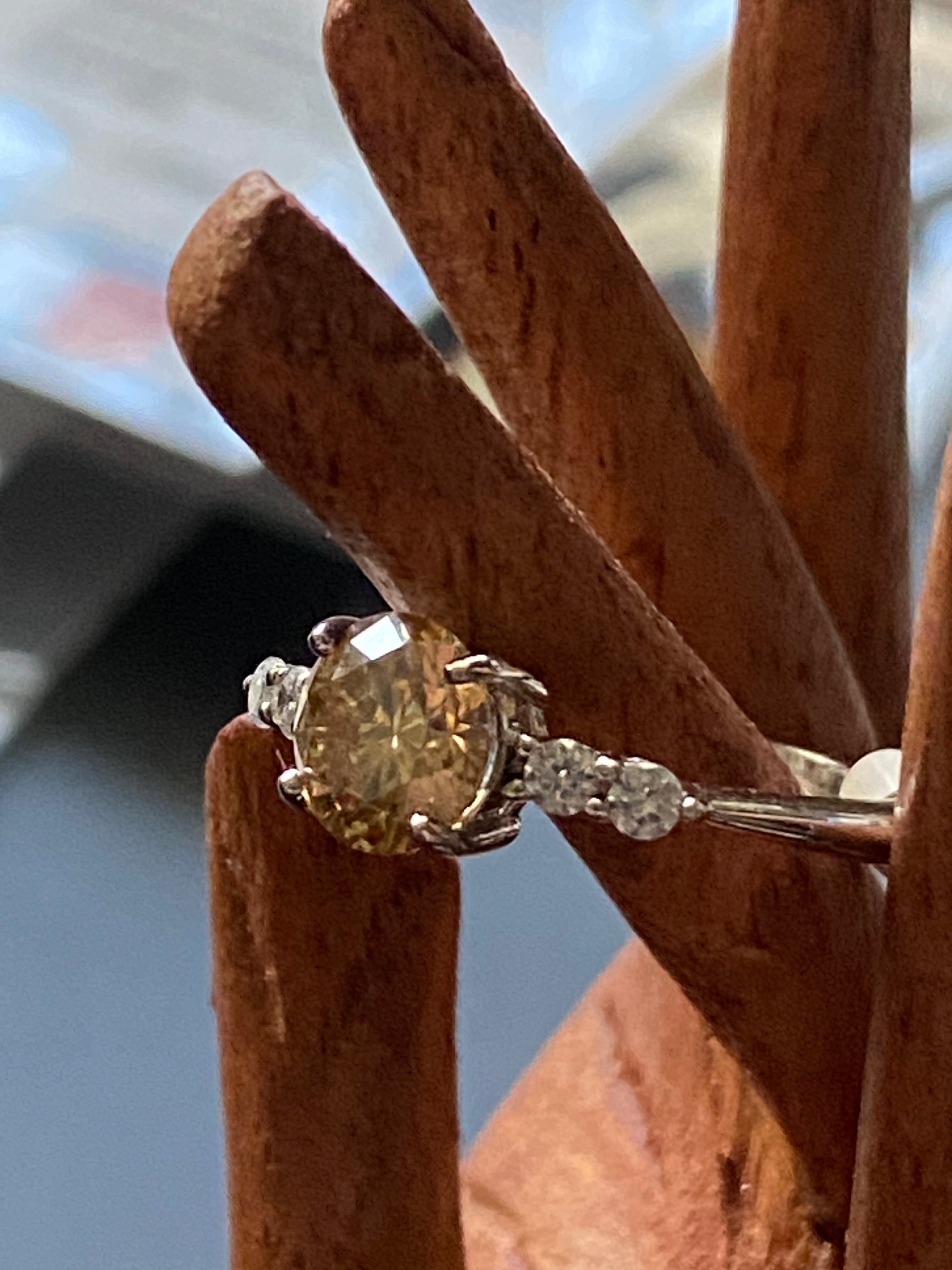 Moissanite Promise Ring