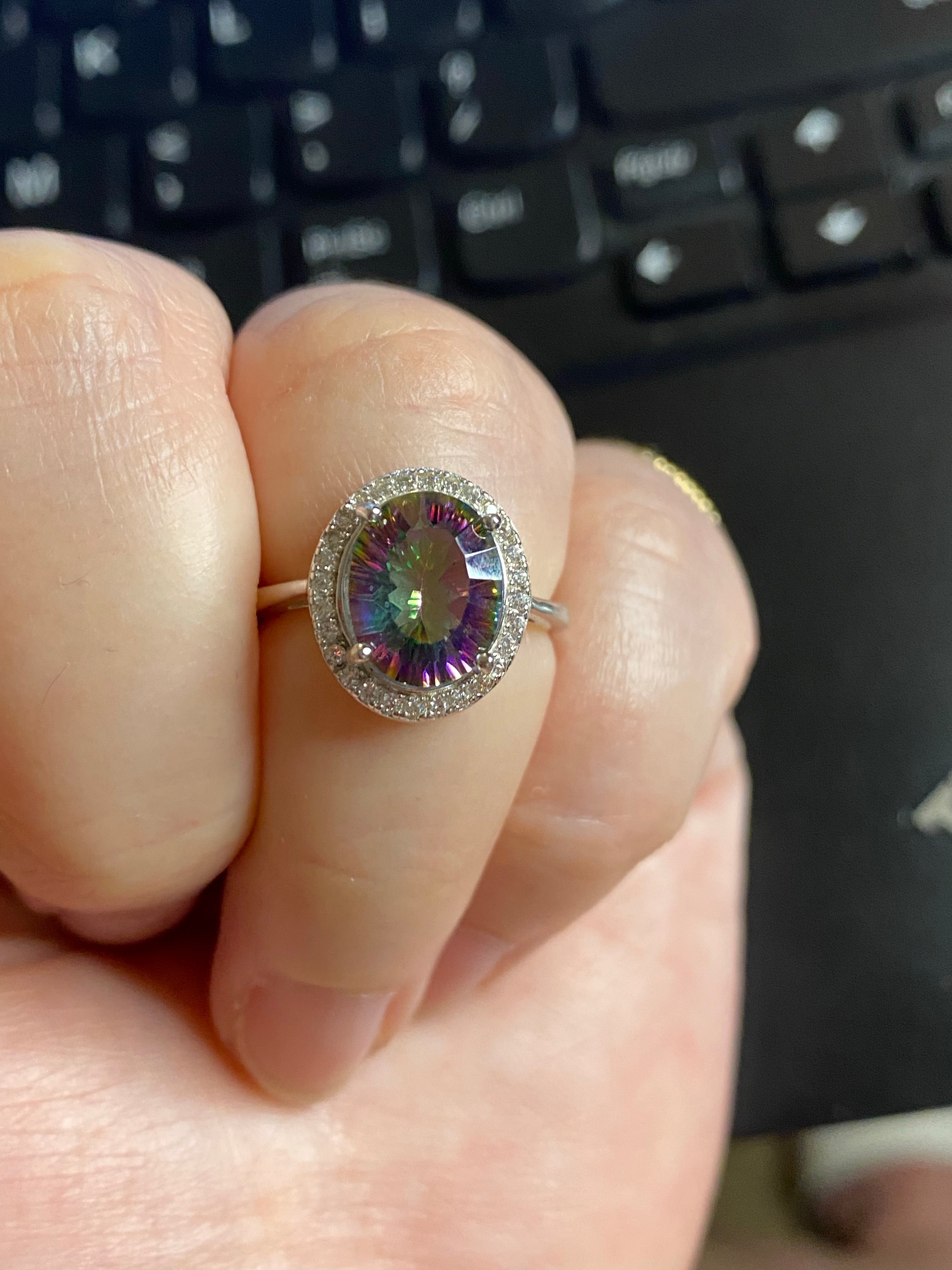 Mystic Topaz Ring
